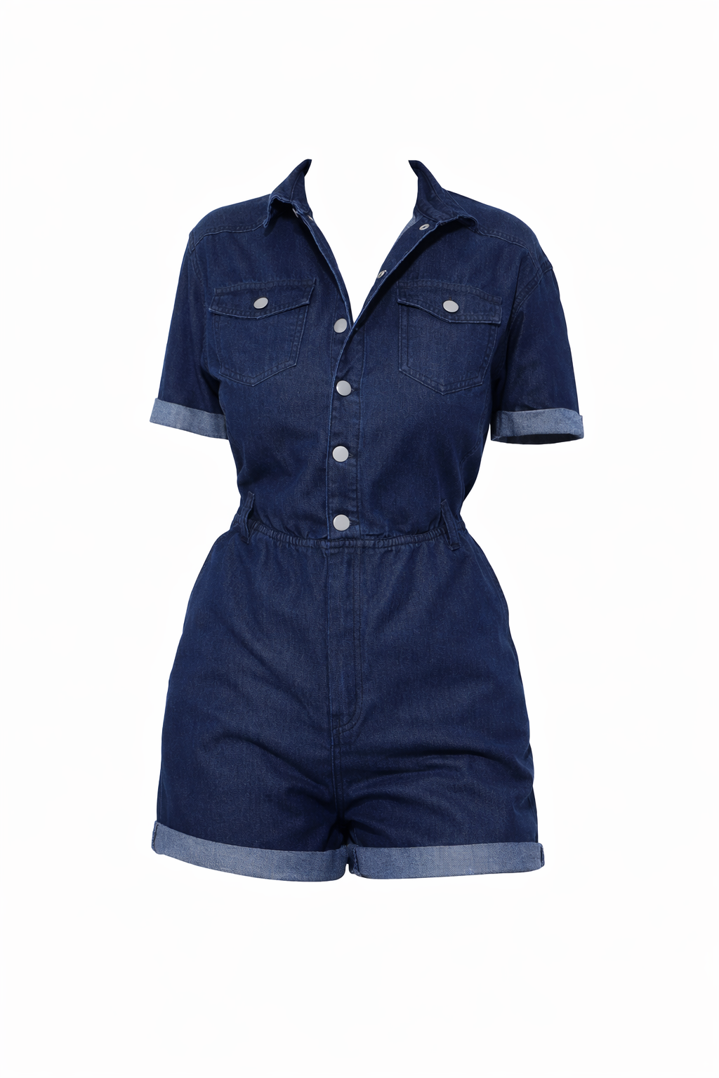 Denim Romper