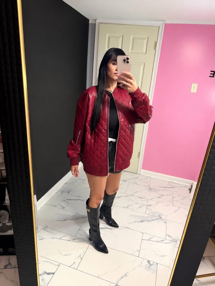 Burgundy Jacket