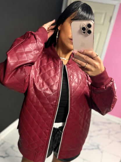 Burgundy Jacket