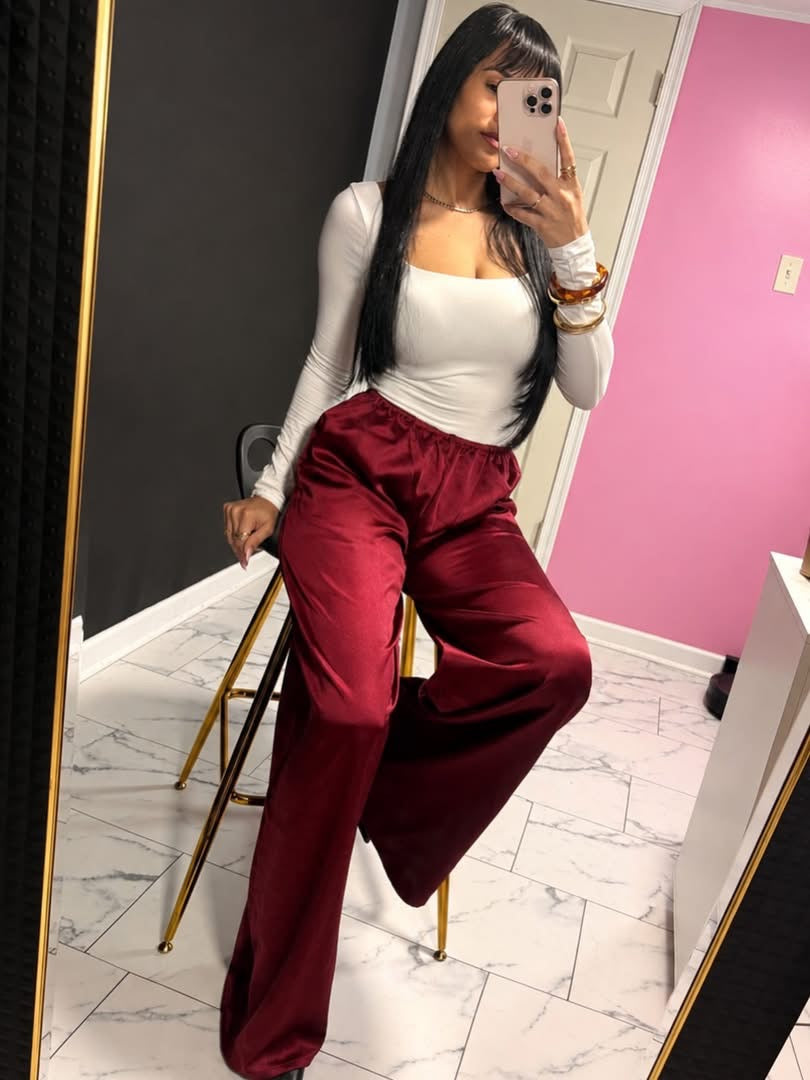Burgundy Bottom