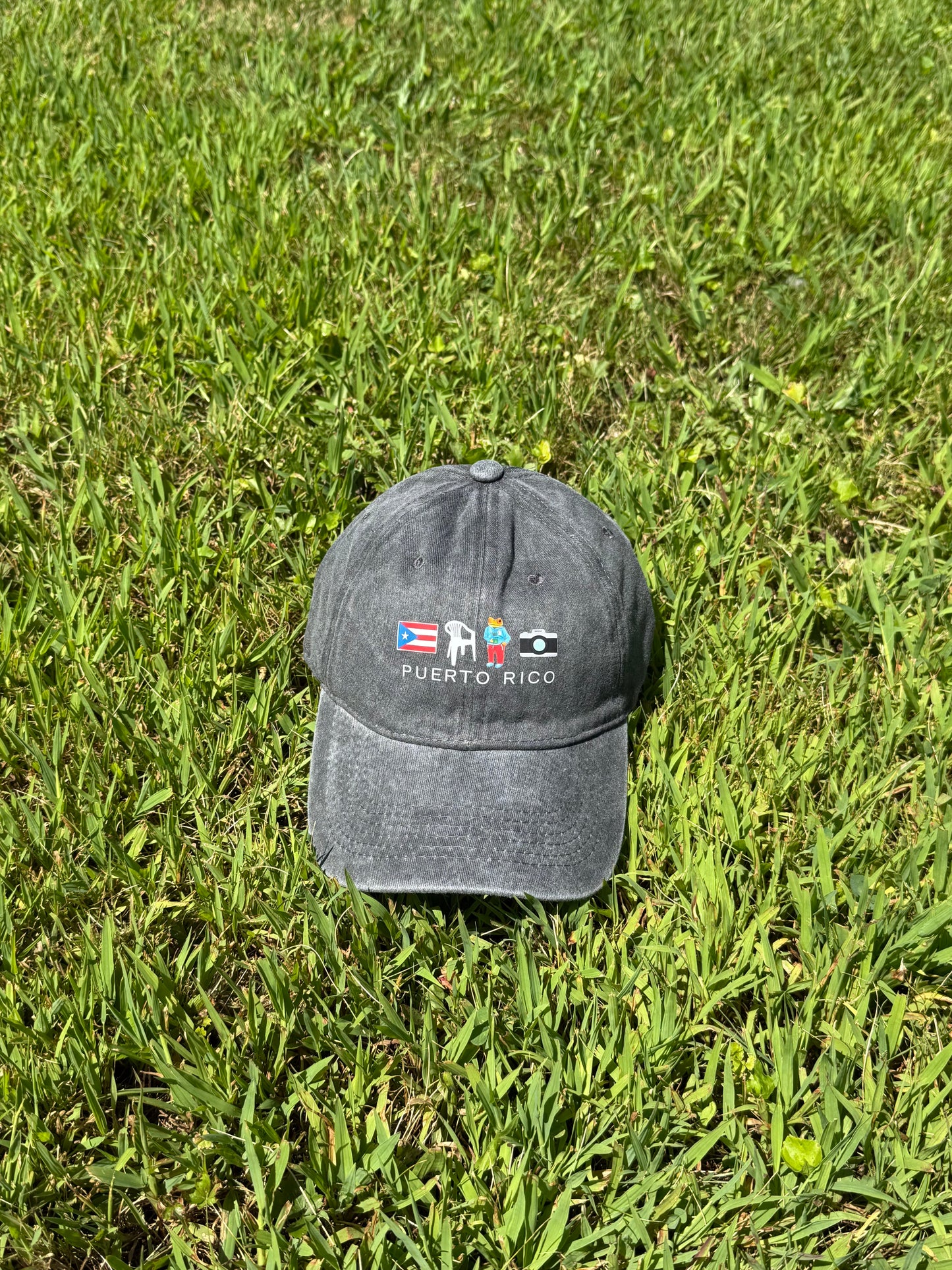 PR DARK GREY GORRA