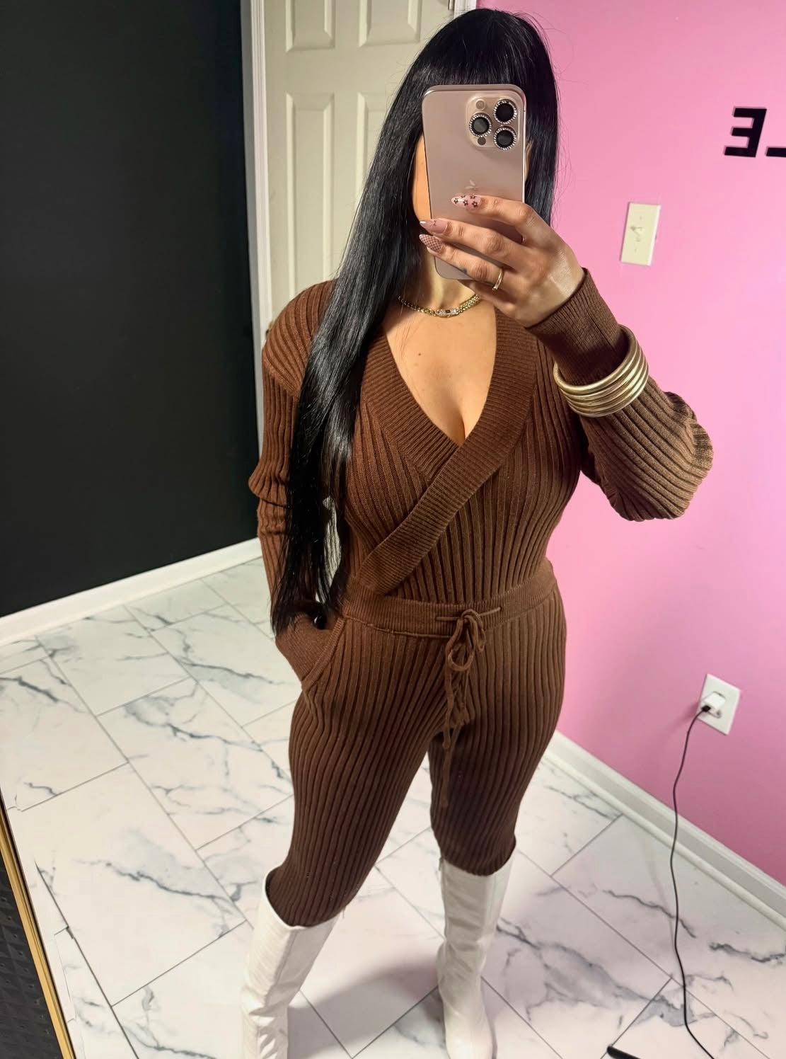 Cozy Sweater Jumpsuit