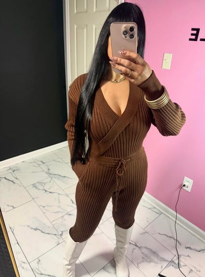 Cozy Sweater Jumpsuit