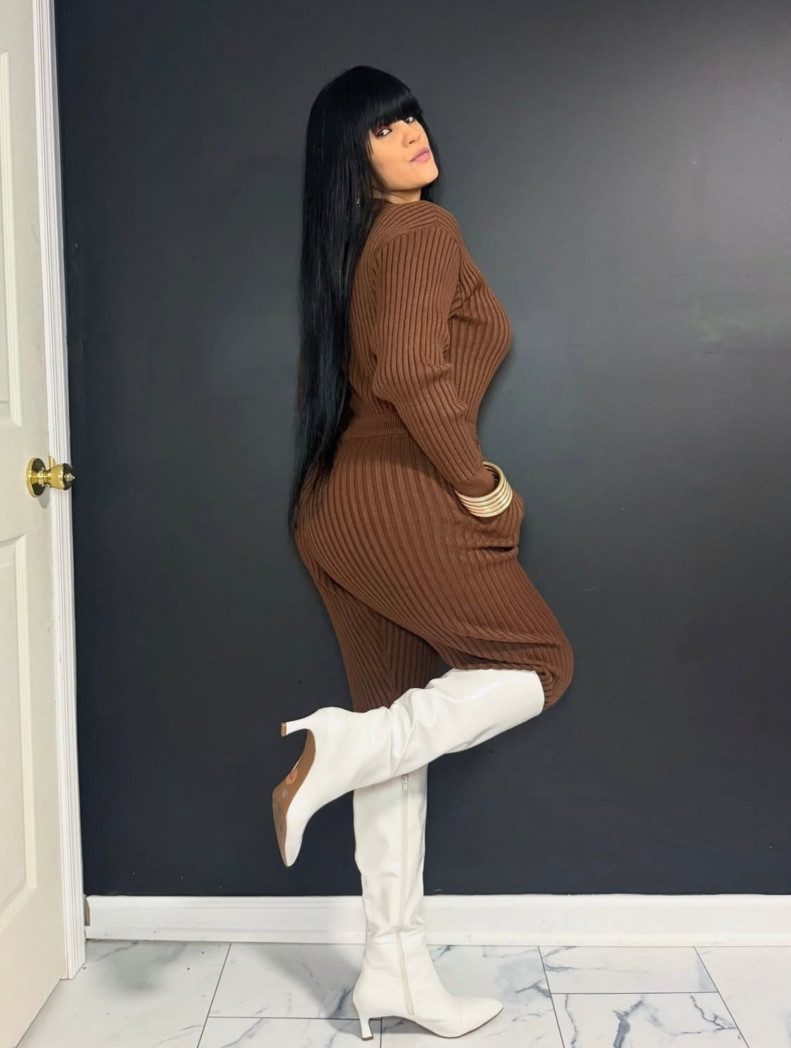 Cozy Sweater Jumpsuit