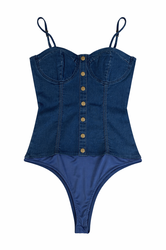 Denim Bodysuit