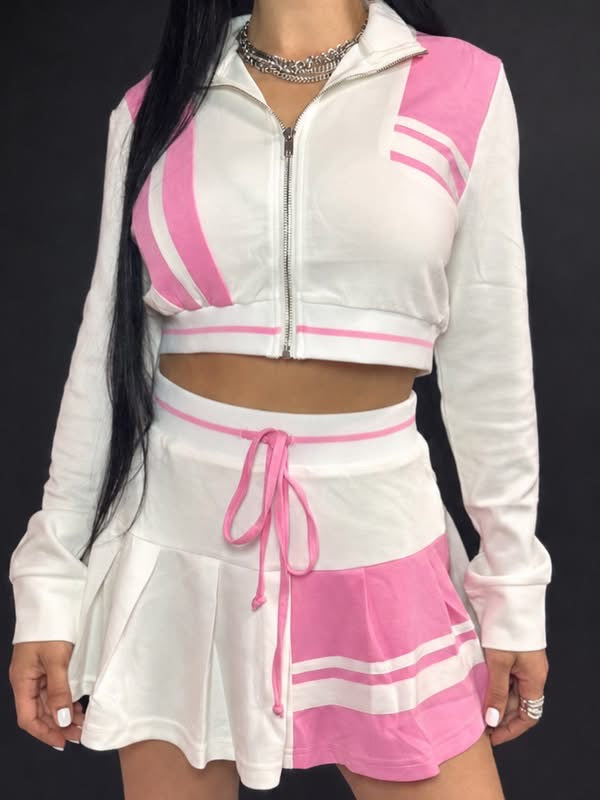 Sweet pink skort set