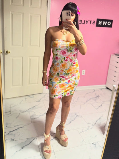 Flower Tube Dress