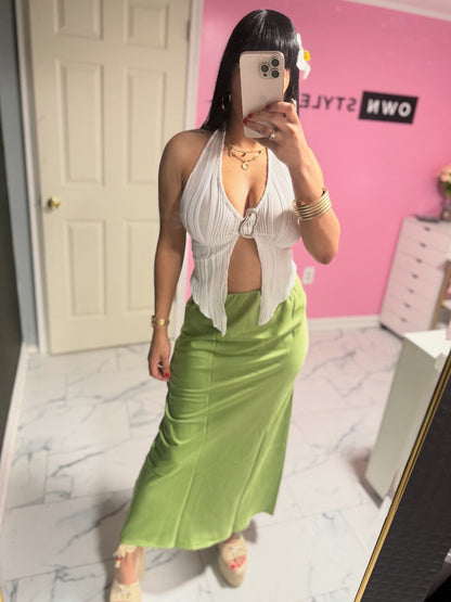Ángela Green Skirt
