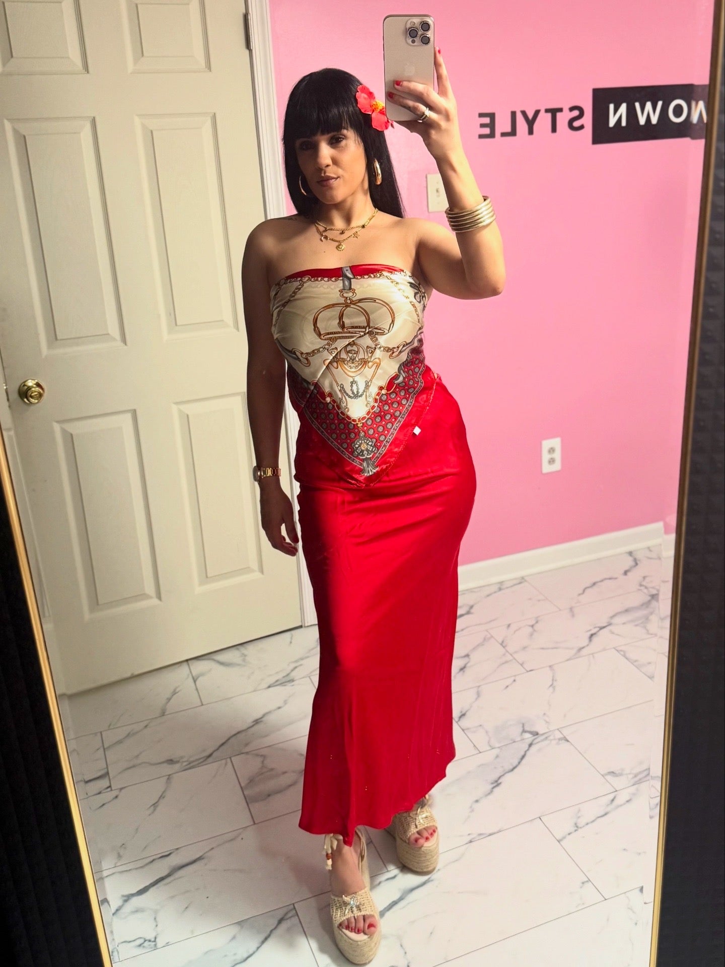 Pañuelo rojo multiuso