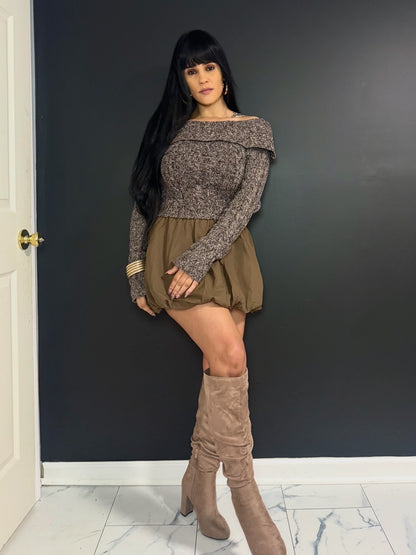 Sweater Bubble Dress