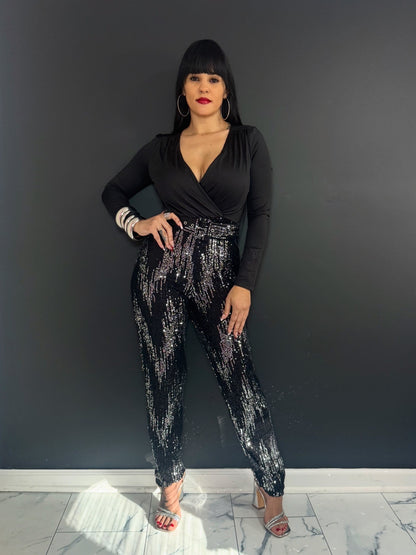 Sequin Jumpsuit