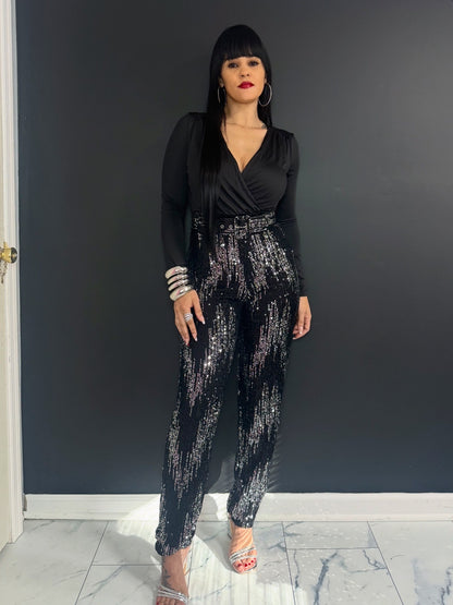 Sequin Jumpsuit